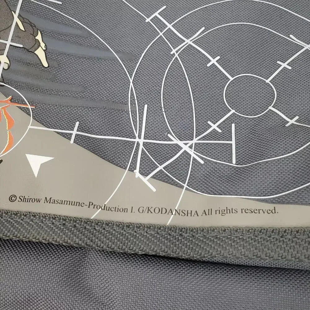 Shirow Masamune Anime Stand Alone Complex Messenger Laptop Shoulder Gray Bag HTF